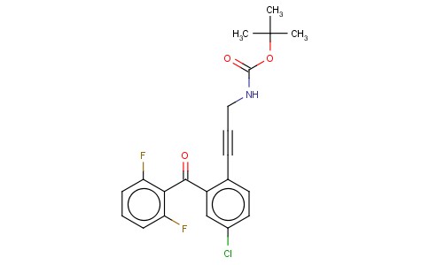 [3-[4-CHLORO-2-(2,6-DIFLUOROBENZOYL)PHENYL]PROP-2-YNYL]CARBAMIC ACID TERT-BUTYL ESTER